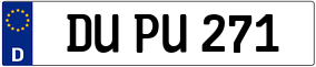 Truck License Plate